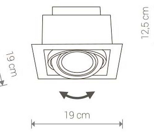 Встраиваемый светильник Nowodvorski Downlight 9575