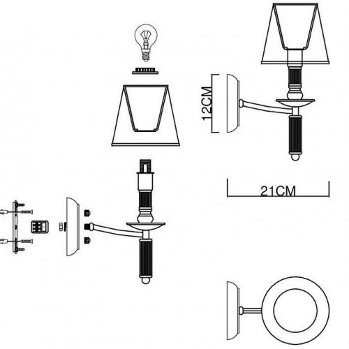 Бра EVOLUCE Vinci SLE1115-201-01