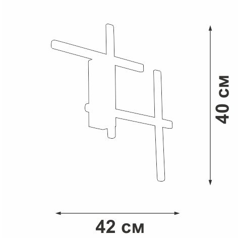 Настенный светильник V3043-1/4A