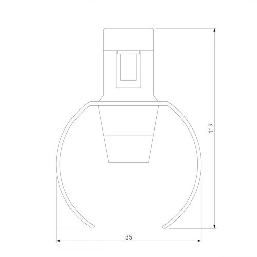 Трековый светодиодный светильник Elektrostandard Esthetic Magnetic 85119/01 a065420