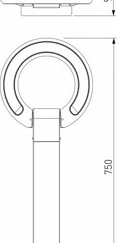 Наземный низкий светильник Elektrostandard NAVI a062880