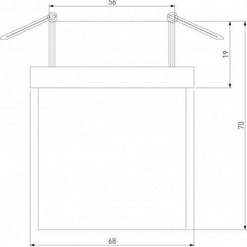 Встраиваемый светильник Elektrostandard Moll a064245