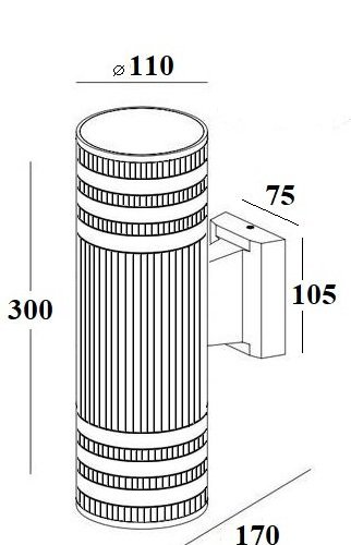 Архитектурная подсветка TUBE 78200 Bl