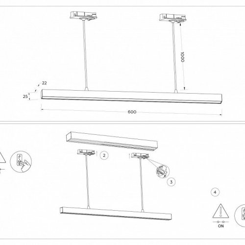 Трековый светильник Track System GL6783