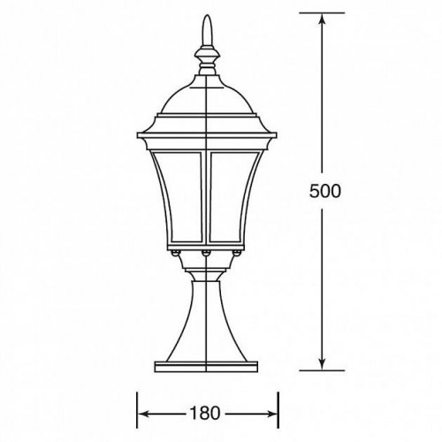 Наземный фонарь Oasis Light 91304S Gb