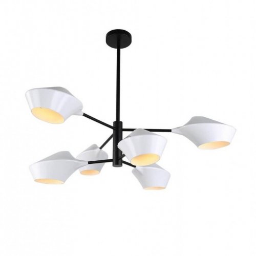 Подвесная люстра Lumina Deco Romina LDP 6037-6 WT+BK