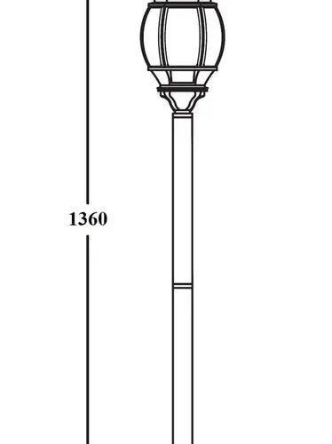 Наземный фонарь Oasis Light 83406L Bl