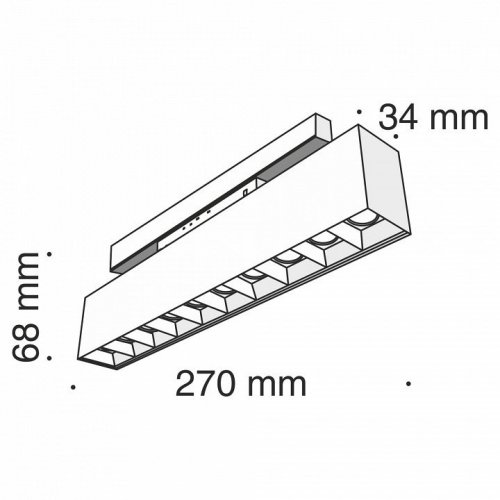 Трековый светильник Maytoni Track lamps TR014-2-20W3K-B