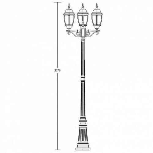 Наземный фонарь Oasis Light 91209L B Gb