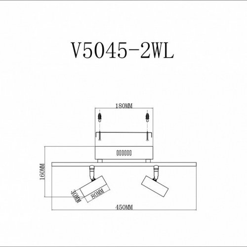 Светодиодный спот Moderli Right V5045-2WL