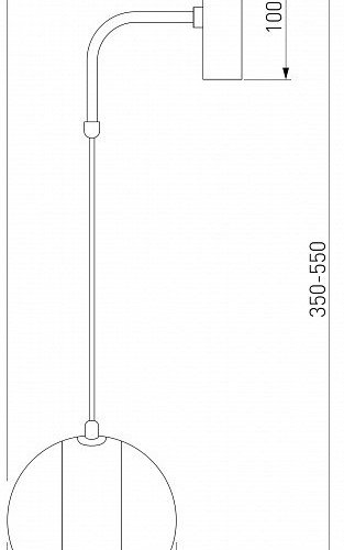 Бра Cobble 50258 LED дымчатый