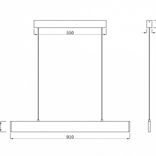 Подвесной светильник Maytoni Step P010PL-L23G4K