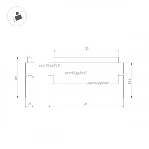 Трековый светильник Arlight 034642