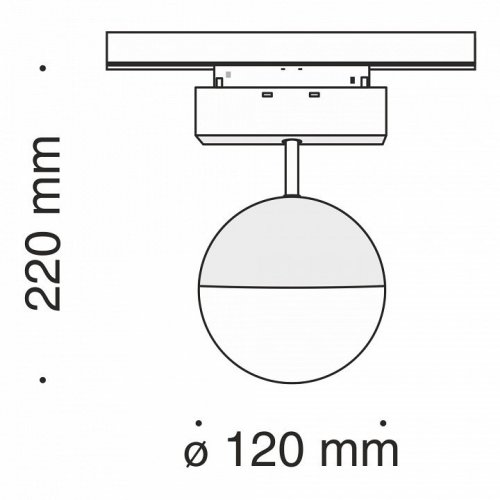 Трековый светильник Maytoni Track lamps TR017-2-10W3K-B