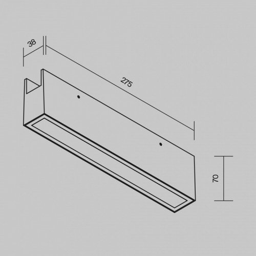 Накладной светильник Maytoni Points O-TR01-3-S-20WB3K