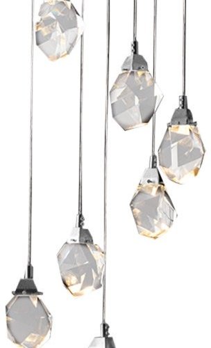 Подвесной светильник DeLight Collection Crystal rock MD-020B-7 chrome