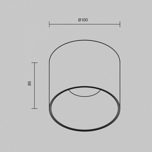 Точечный светильник Alfa LED C064CL-01-15W3K-RD-WB