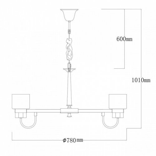 Подвесная люстра MW-Light Элла 483015108