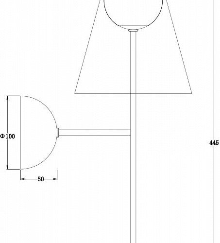 Бра Doublety FR5382WL-01BS