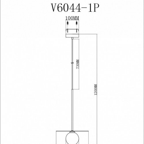 Подвесной светильник Moderli Scrumbel V6044-1P