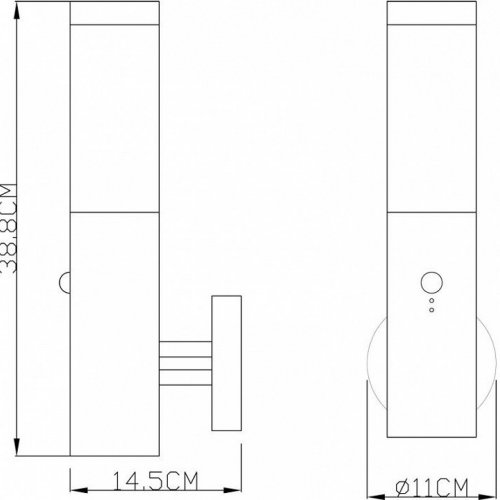 Уличный настенный светильник Deko-Light Nova II 730034