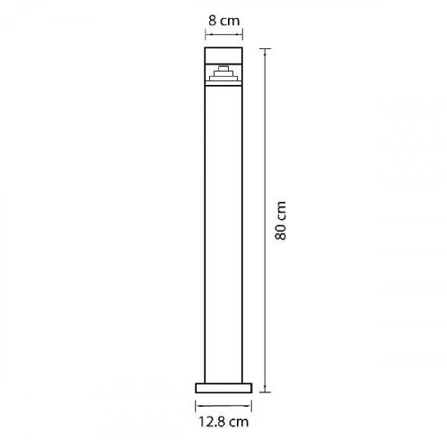 Уличный светодиодный светильник Lightstar Raggio 377707