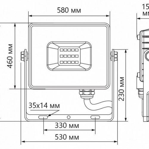 Светодиодный прожектор Feron LL-928 500W 6400K 41157