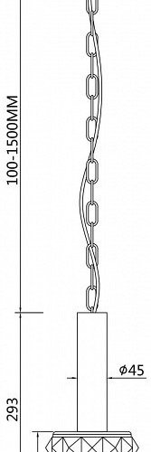 Подвесной светильник Maytoni Rock Me MOD027PL-01N