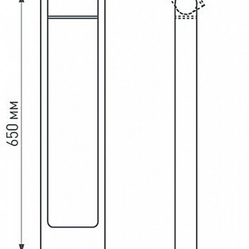 Уличный светодиодный светильник Arlight LGD-Path-Frame-Rotary-H650-6W Warm3000 020345(1)