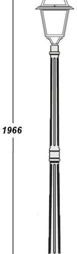 Наземный фонарь Oasis_Light FARO-FROST L 91108fL Bl