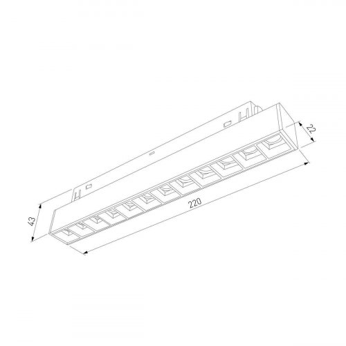 Трековый светодиодный светильник Elektrostandard Slim Magnetic 85192/01 a066584