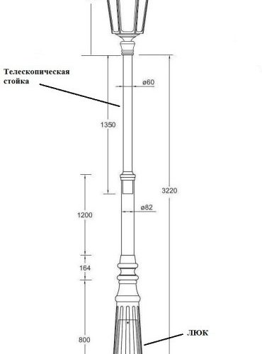 Наземный фонарь Oasis_Light ALBORG L 79710L/A2 Bl