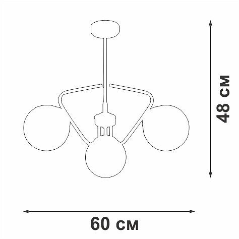 Люстра на штанге Vitaluce V47150 V47150-8/3PL