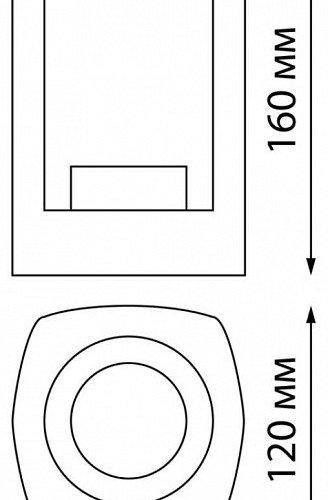 Настенный светильник уличный Visio 370958