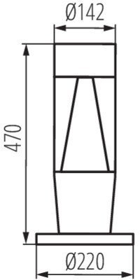 Уличный светильник Kanlux INVO TR 47-O-GR 29175