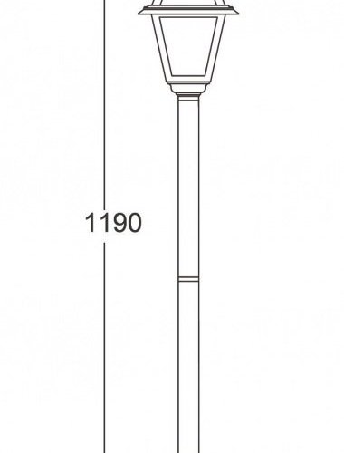 Наземный фонарь Oasis Light 91106 lgG Bl