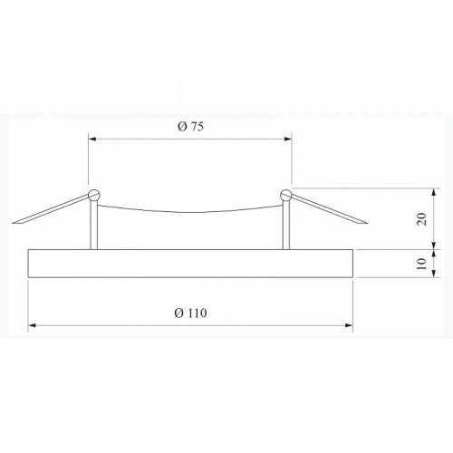 Встраиваемый светильник Elektrostandard Grik S a037542