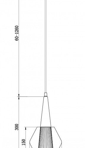 Подвесной светильник Freya Copita FR5133PL-01GR