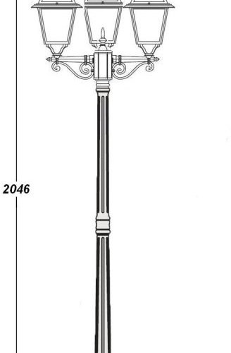 Наземный фонарь Oasis_Light FARO-FROST L 91108fLB Bl