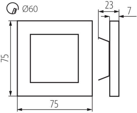 Подсветка для лестницы Kanlux Apus 27378