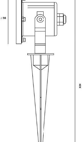 Грунтовый светильник HUMBERG W77165 SS