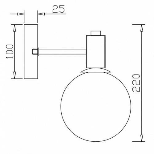 Бра Freya Globo FR5175WL-01BS