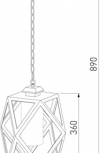 Подвесной светильник Elektrostandard Ambra a056233