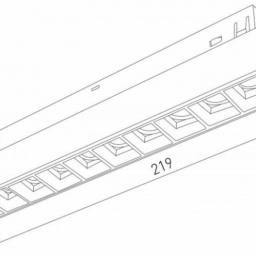 Встраиваемый светильник Elektrostandard Slim Magnetic a067376