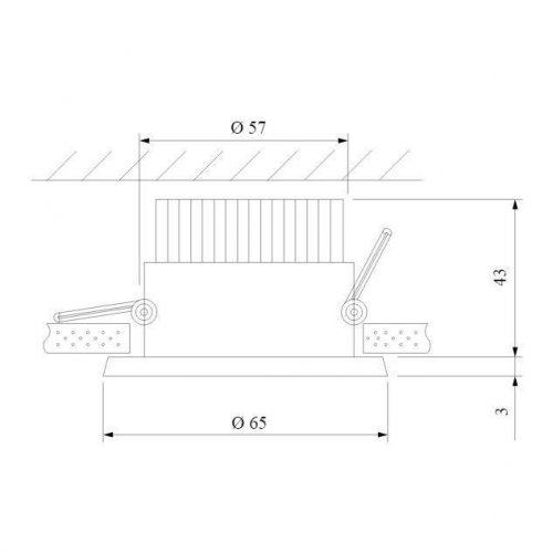 Встраиваемый светодиодный светильник Elektrostandard 25024/Led a056775