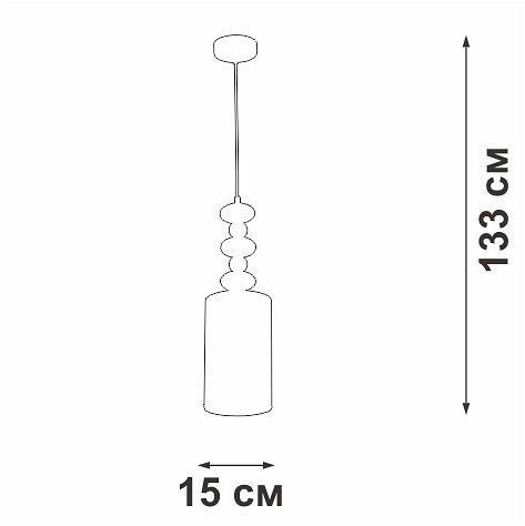 Подвесной светильник Vitaluce V2999 V2999-1/1S