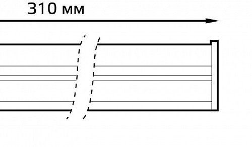 Линейный светодиодный светильник Gauss TL Elementary TL002