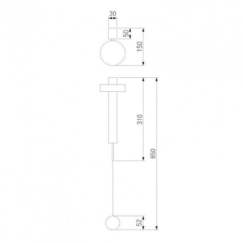 Бра Elektrostandard Orco 40112/LED черный a057590