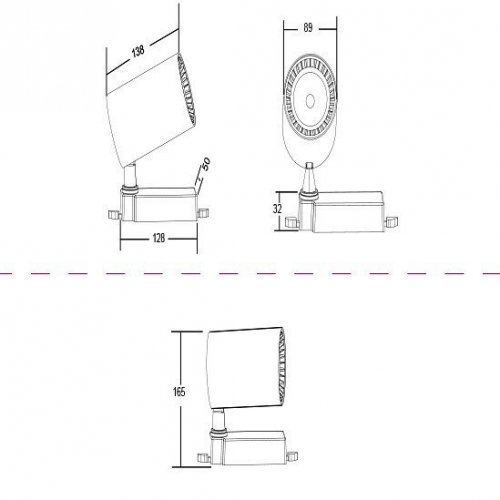 Трековый светильник Maytoni Technical TR003-1-30W4K-W