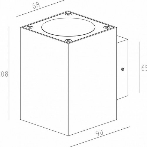 Уличный настенный светильник Deko-Light Cubodo II Double DG Mini 731030